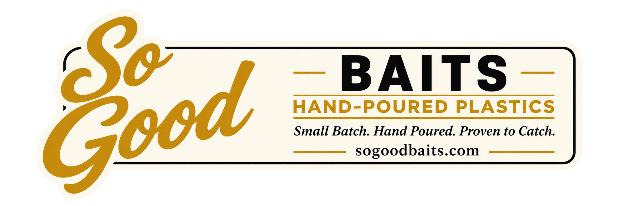So Good Baits · Hand-Poured Plastics